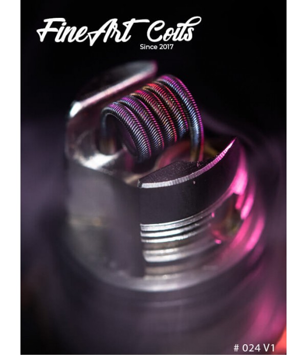 FineArt Coils - Handmade #024 2-Core Alien V1 Dota...