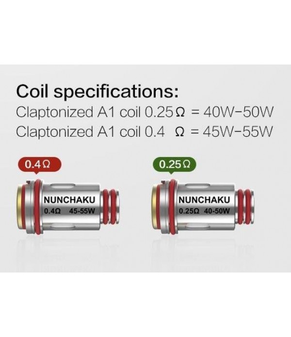 UWELL NUNCHAKU CLAPTONIZED A1 COILS (4 STÜCK PRO PACKUNG)