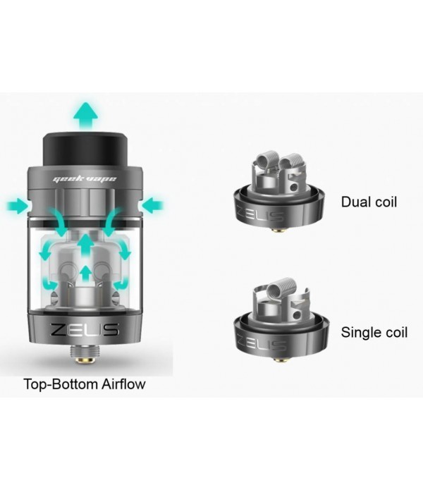 GeekVape Zeus Dual 4ml RTA Verdampfer Tank | Die Beste Vape Shop