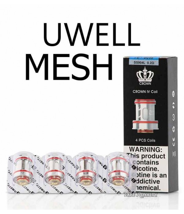Uwell Crown4 Mesh Coils 4 Stück pro Packung | E-Zigaretten Shop