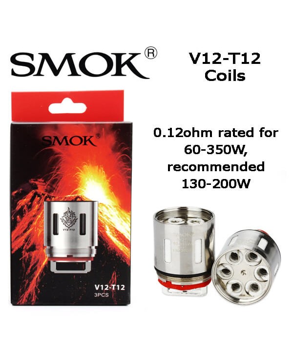 SMOK V12-T12 Coil für TFV12 60-350 Watt - 3er Pack