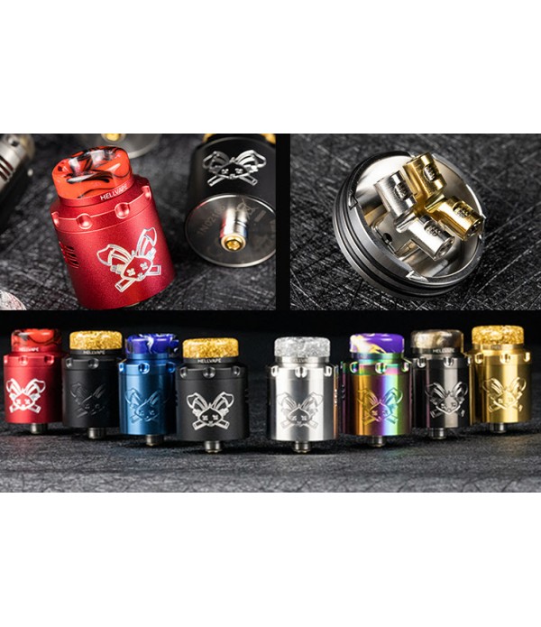 Hellvape Dead Rabbit 3 RDA 24mm Selbstwickler Trö...