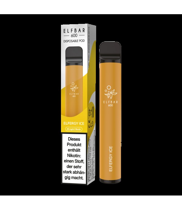 Einweg E-Zigarette - ELF BAR 600 - Elfergy Ice 20m...