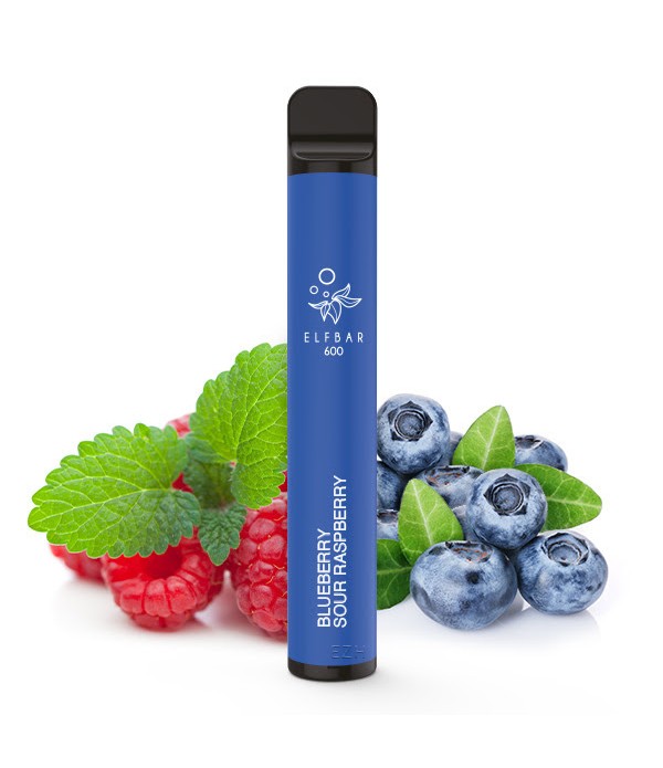 Einweg E-Zigarette - ELF BAR 600-Blueberry Sour Ra...