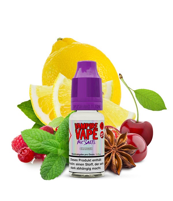 Vampire Vape- CHARGER  -10ml Nikotinsalz Liquid I ...