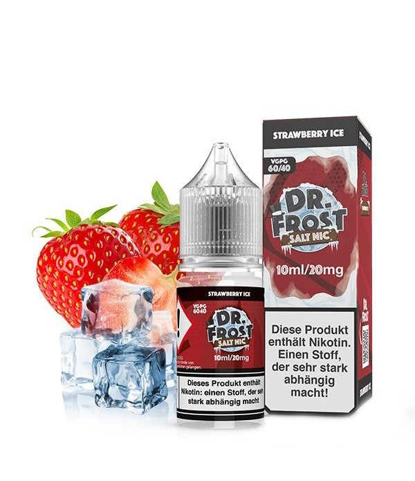 Dr Frost-Strawberry  Ice Nikotinsalz Liquid 10ml/2...