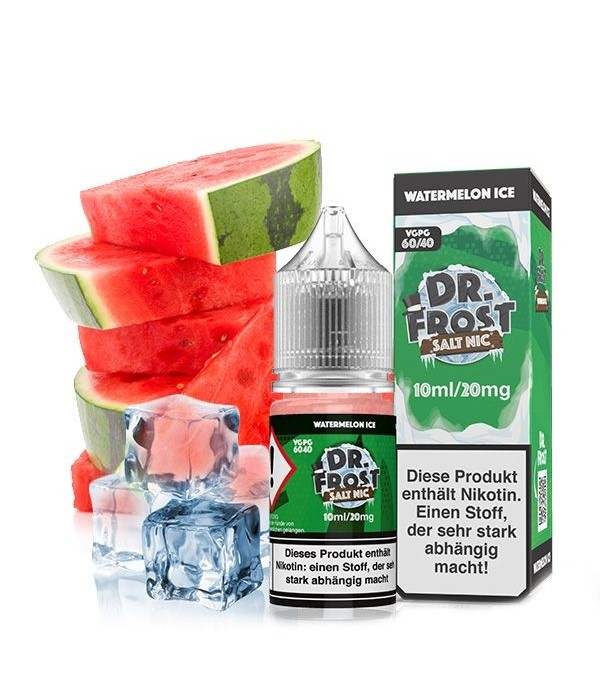 Dr Frost-Watermelon Ice  Nikotinsalz Liquid 10ml/2...