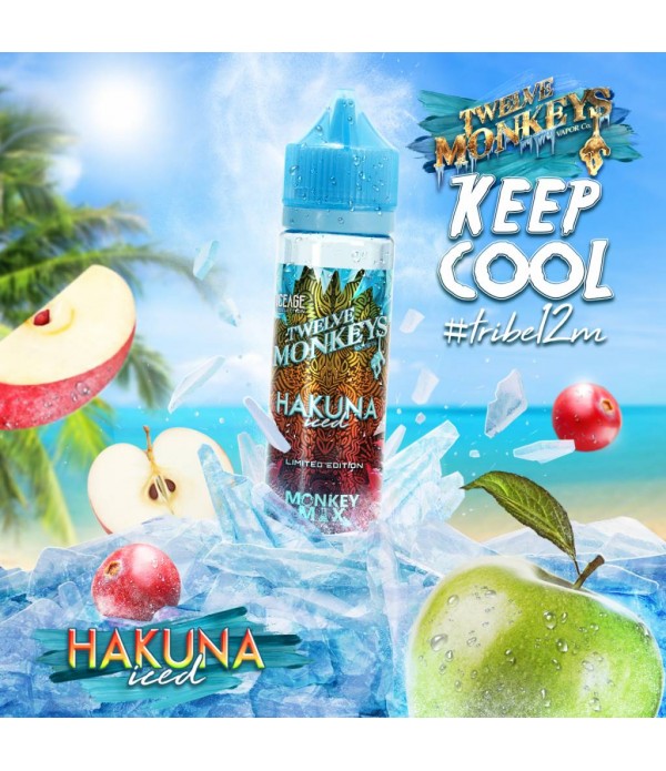 12 Monkeys - Hakuna Iced - 65 VG 50ml E-Liquid | L...