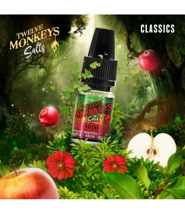 12 Monkeys - Hakuna 10ml Nikotinsalz Liquid 20mg u...