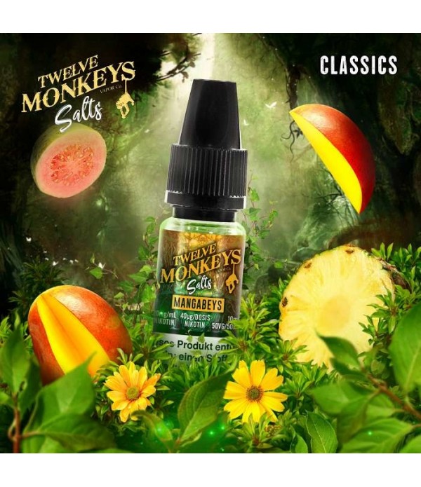 12 Monkeys - Mangabeys 10ml Nikotinsalz Liquid 20m...