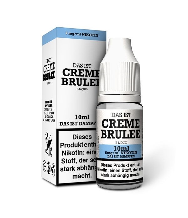 Das ist Dampfen- Creme Brulee   E Zigaretten  Liquid 10 ML I Oxyzig