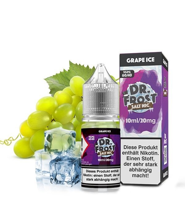 Dr. Frost - Grape Ice Nikotinsalz 10ml E-Liquid