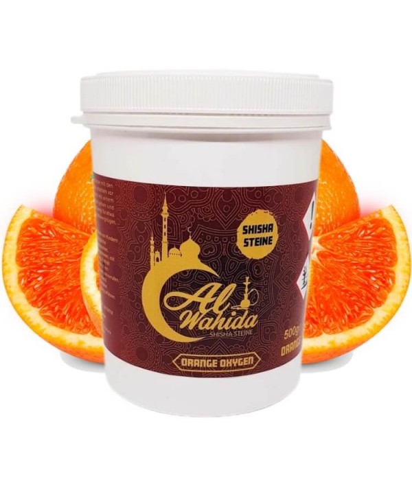 Al Wahida Shisha Steine Orange Oxygen 500g