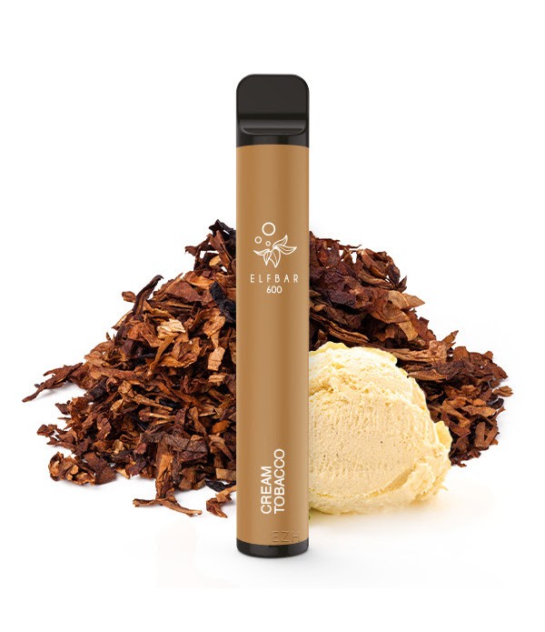 Einweg E-Zigarette - ELF BAR 600- Cream Tobacco