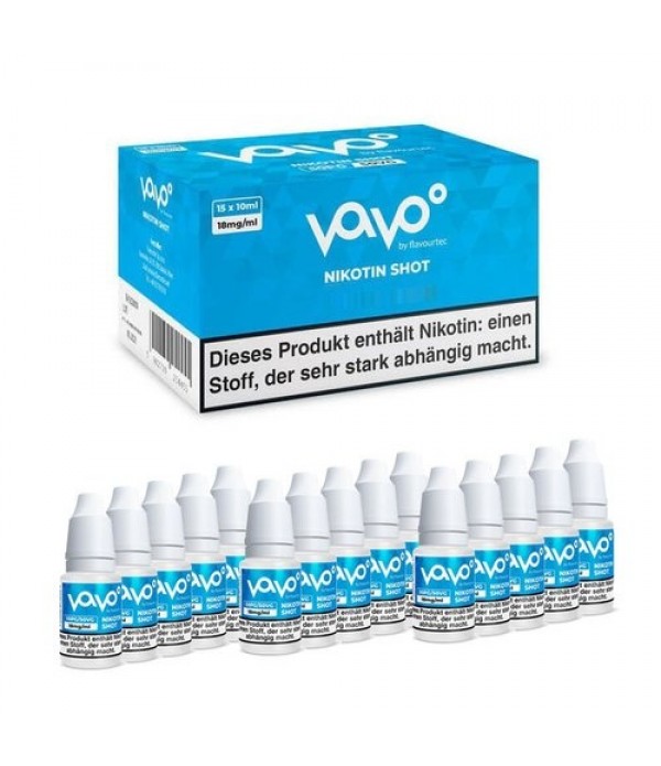 Vavo Nikotin Shot 80VG / 20PG  10ml 18mg