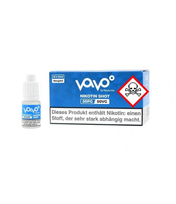 Vavo Nikotin Shot VG50/PG50 10ml 18mg